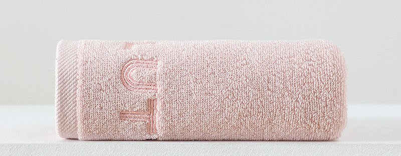 Cotton face towel in lotus pink color