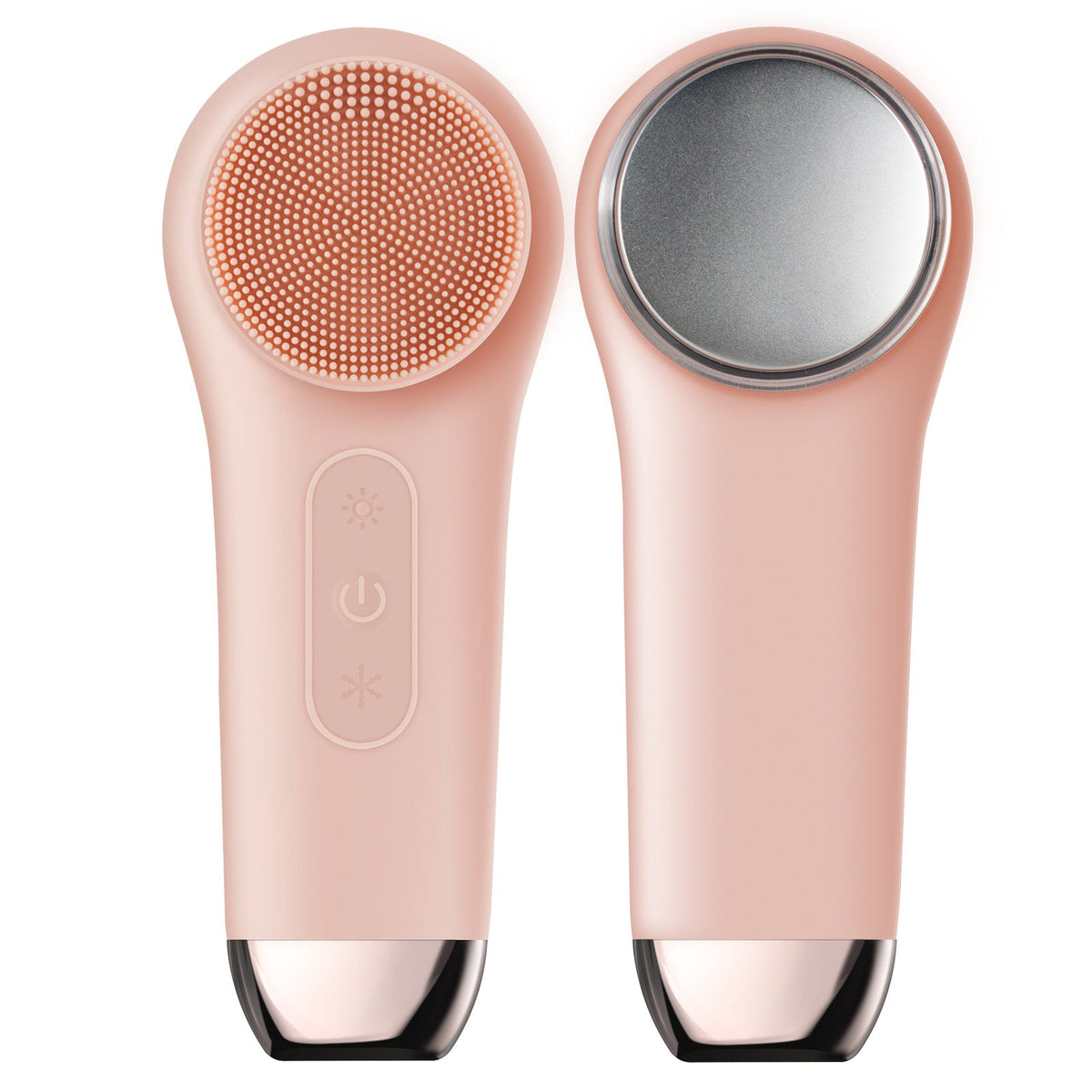 Silicone Facial Cleansing Brush being used on the face